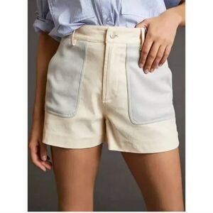 Avec Les Filles Colorblocked Shorts